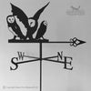 Barn Owl Family Weathervane Barn Owls Weathervane with celtic arrow