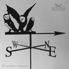 Barn Owl Family Weathervane Barn Owls Weathervane with traditional arrow