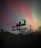 Clangers Weathervane Clangers Weathervane with aurora sky