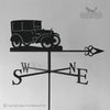Austin 7 Top Hat Weathervane Celtic arrow shown on Austin 7 top hat weathervane