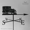 Austin 7 Top Hat Weathervane traditional arrow shown on Austin 7 top hat weathervane.