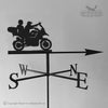 BMW GS Motorbike Weathervane BMW GS Weathervane with tradtional arrow selected.