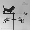 Basset Hound Weathervane Basset Hound weathervane shown with Celtic arrow option.