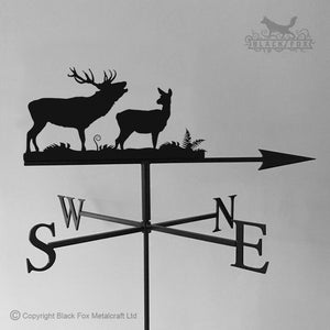 Stag weathevrane with traditional arrow selected.