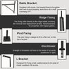 Wildlife Photographer Weathervane Graphic explaining weathervane fixings.