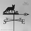 Fox in Ferns Weathervane Fox weathervane with celtic arrow selected.