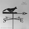 Fox Running Weathervane Fox running weathervane with celtic arrow.