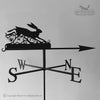 Hare Running Weathervane Hare weathervane with traditional arrow selected.