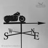 Harley Davidson XL1200 Weathervane Harley Davidson XL1200 weathervane with traditional arrow.