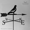 Homing Pigeon Weathervane Homing Pigeon weathervane with traditional arrow selected.