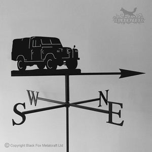 Landrover Series 2 weathervane with traditional arrow selected.