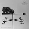 Landrover Series 3 weathervane with traditional arrow selected.