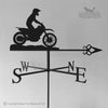 Motocross weathervane with celtic arrow option.