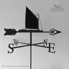 Norfolk Wherry weathervane with traditional arrow selected.