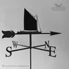 Norfolk Wherry weathervane with traditional arrow selected.