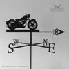 Panther Motorbike Weathervane The Panther Motorbike Weathervane by Black Fox Metalcraft Ltd features a sleek vintage motorcycle design and directional indicators (S, SE, SW, NE), making it an ideal gift for motorbike enthusiasts to add character to any space.