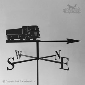 Tipper Truck weathervane with traditional arrow chosen.
