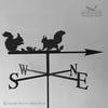Squirrels weathervane with traditional arrow chosen.