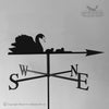 Swan and Cygnets weathervane with traditional arrow chosen.