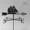 Tall Ship Weathervane with celtic arrow chosen.