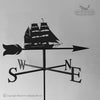 Tall Ship Weathervane Tall Ship Weathervane with traditional arrow chosen.