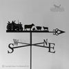 Tractor and Farm Animals weathervane with celtic arrow chosen.