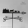 Tractor and Farm Animals Weathervane Tractor and Farm Animals weathervane with celtic arrow chosen.