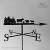 Tractor and Farm Animals Weathervane Tractor and Farm Animals weathervane with traditional arrow chosen.