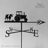 Tractor and Cow Weathervane Tractor and Cow weathervane with celtic arrow selected.