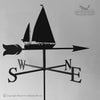 Westerly Conway Ketch Weathervane Westerly Conway Ketch weathervane with traditional arrow option.