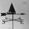 Yacht weathervane with traditional arrow option.