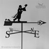 Barrister in the wind weathervane