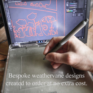 Bespoke weathervanes design graphic