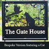 Bespoke House Sign featuring a Cat and Pheasant in a beautiful laser cut design.