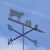 A dairy cow weather vane, from Black Fox Metalcraft's range of farm animal weathervanes