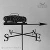 Frogeye Sprite weathervane with traditional arrow
