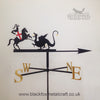 George and Dragon Weathervane, details highlighted in gold leaf.
