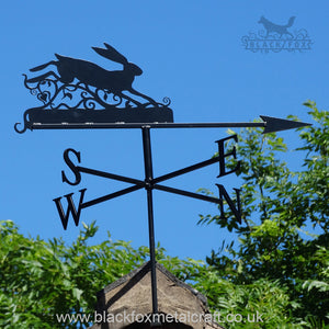 Hare running weathervane