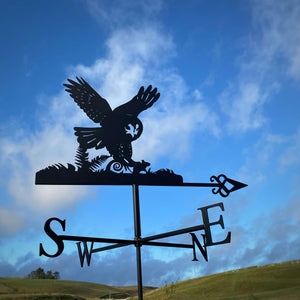 Tawny Owl Hunting Weathervane