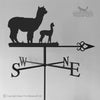 Alpaca Weathervane with celtic arrow