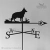 Alsatian or German Shepherd weathervane with celtic arrow chosen.