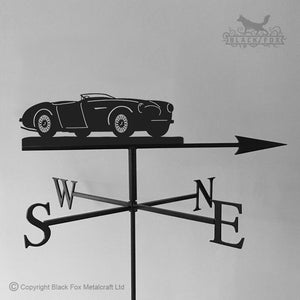 Austin Healey 100/4 weathervane with the traditional arrow option