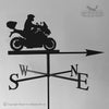 BWM S1000 XR weathervane with traditional arrow.