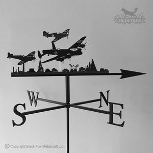 Battle of Britain weathervane with traditional arrow selected.