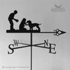 Children and Dog weathervane with celtic arrow.