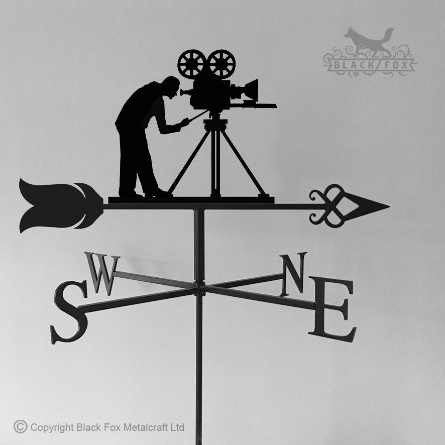 Cine Camera Weathervane | Unique Gifts – Black Fox Metalcraft Ltd
