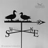 Ducks weathervane with celtic arrow.