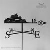 Edinburgh Castle and hikers weathervane with celtic arrow selected.