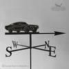 Mustang weathervane with traditional arrow.