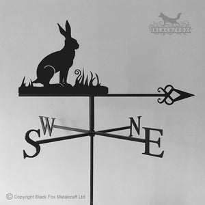 Hare sitting weathervane with celtic arrow selected.
